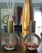 Blossom Scented Cuticle Oil Infused w/Real Flowers 1oz X2 New Strawberry/ Peach