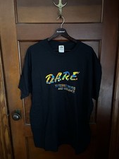 Men’s Sz CL Fruit Of The Loom Dare Tshirt With Colorful Camo Color Scheme
