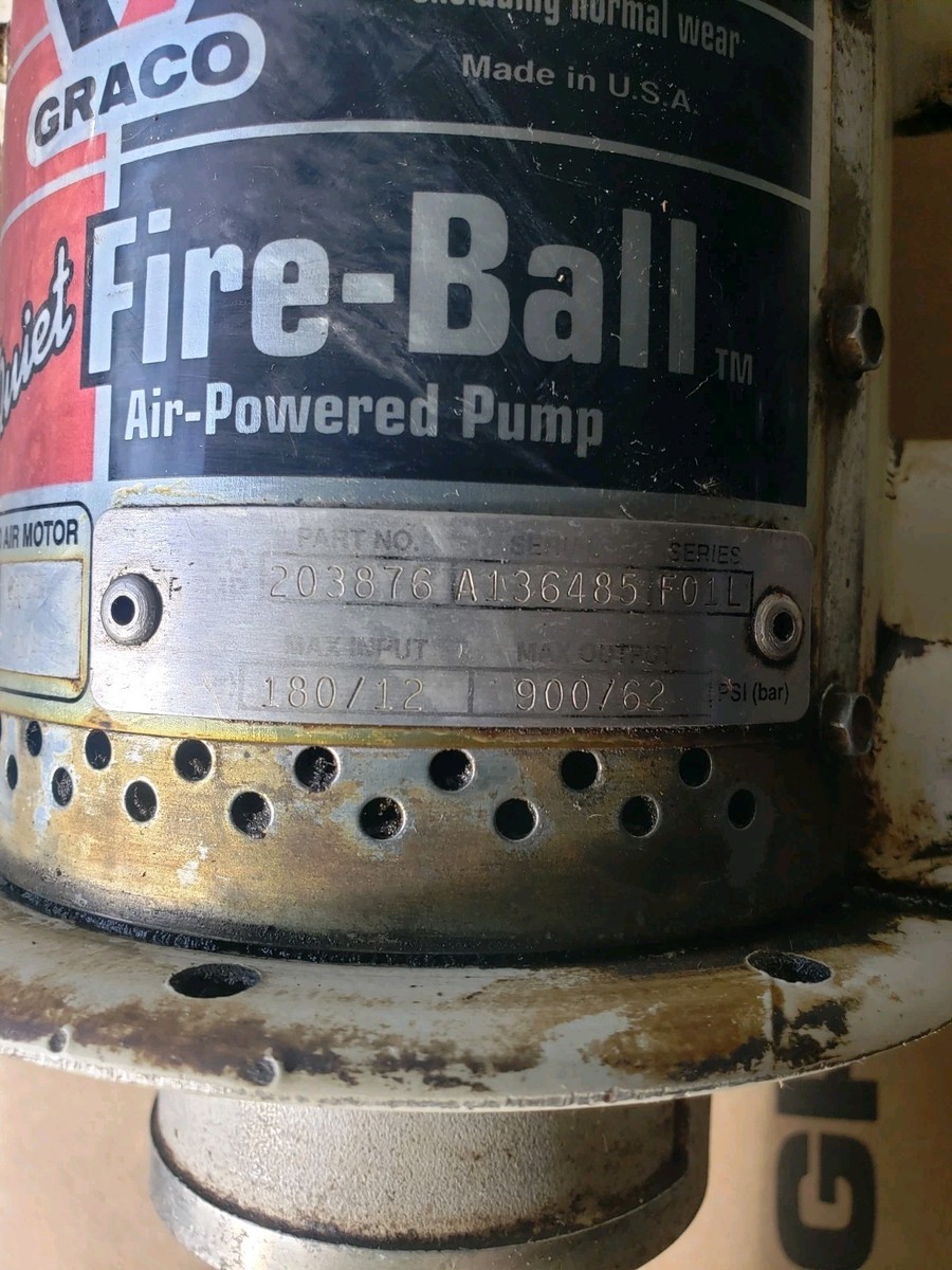 graco fireball 300 oil pump 203876 | eBay