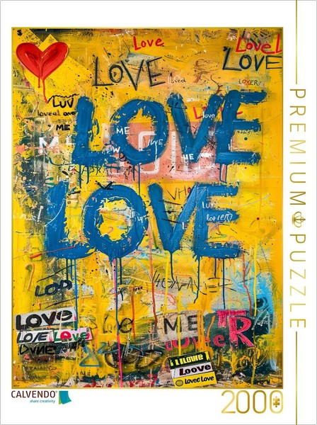 Calvendo Puzzle Love Is Everywhere | 2000 Pieces, Finished Size 35.4 × 26.4 In (-image