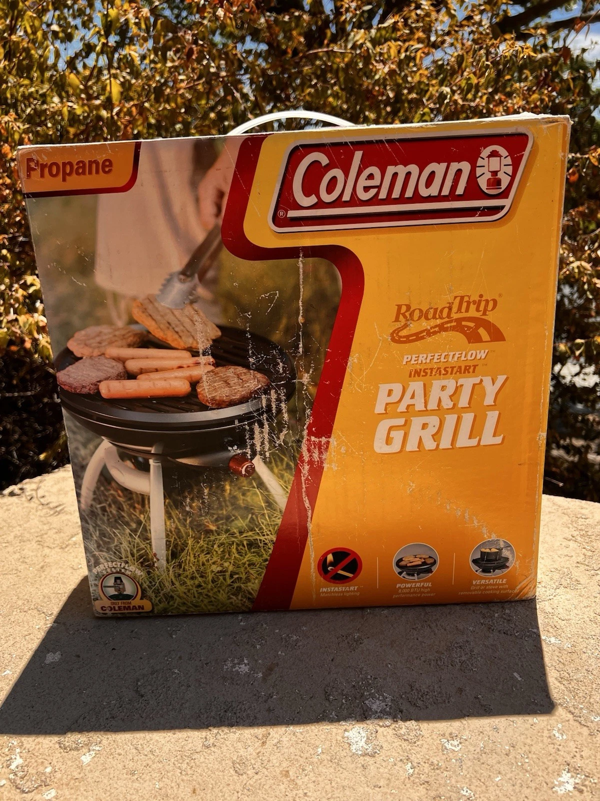 Coleman Road Trip Perfect Flow Instastart Party Grill Outdoor Portable Gas BBQ