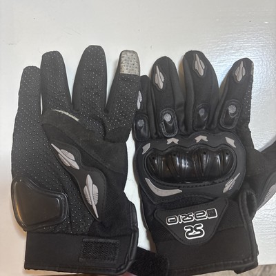 Acerbis Cross  Carbon G Breathable Full Finger Motorcycle Riding Gloves Xl