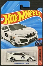 HOT WHEELS 2025 - 2018 HONDA CIVIC TYPE R - #11/250 - WHITE - NIGHTSPEED - LONG