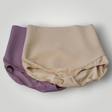 Cacique High Waist Briefs 18/20 New Lot 2 Seamless Smooth Clean Girl Nude Mauve