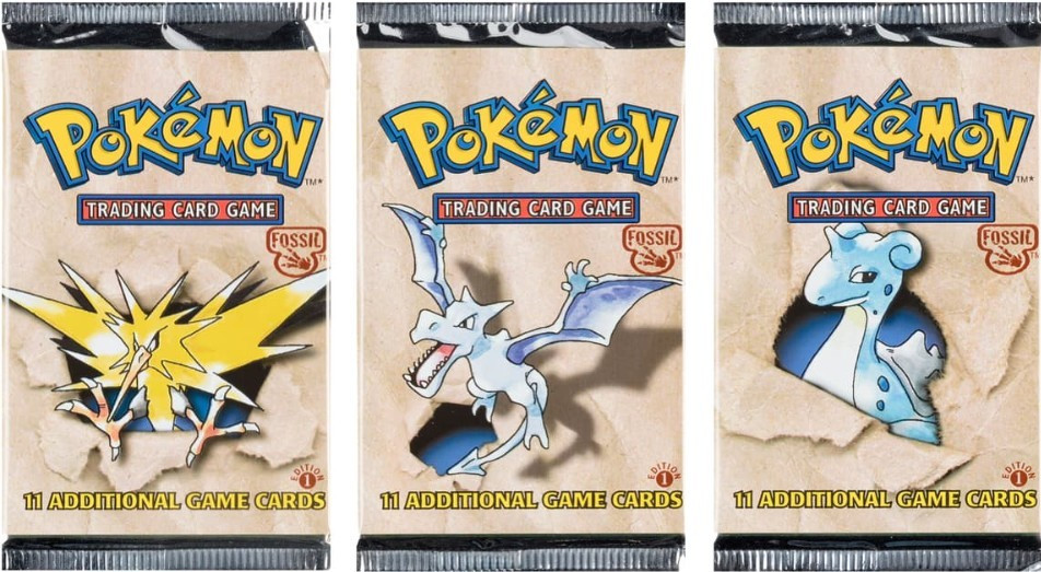 $1.00 Pokemon TCG Assorted Card Lot - Vintage Fossil Set - Pick Your WOTC Cards
