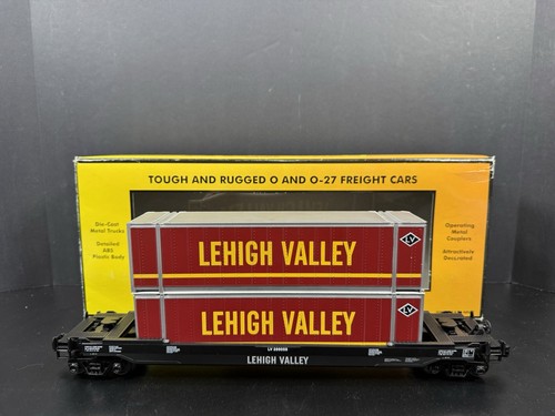 MTH RailKing 30-76284 Lehigh Valley coche intermodal husky stack con contenedores nuevo en caja | Condition: Used