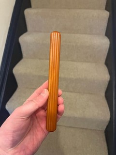 Vintage Phenolic Amber Bakelite Catalin Component Handle Marbled 57.6 G Orange