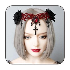 Vampire Gothic Floral Crown Headpiece Costume Accessory Halloween Vampire