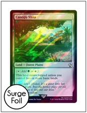 1x Canopy Vista, Surge Foil, Final Fantasy, Magic MTG NM