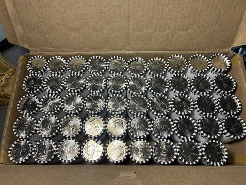 1776-2026 D Liberty Half Dollar 10 rolls Semiquincentennial Coins