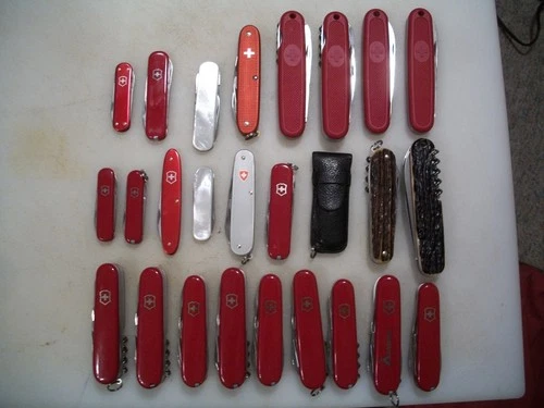 Vintage Rare Victorinox Knife Collection of 26 NOS Knives, Some Retried ! - product listing photo