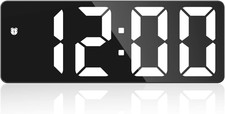 Digital Alarm Clock, Upgraded Small Digital Clock, Large Display, Dimmable, New