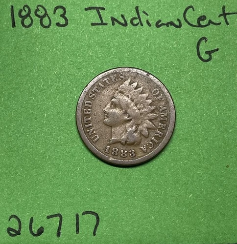 1883 Indian Head Cent / Penny 1c  Good