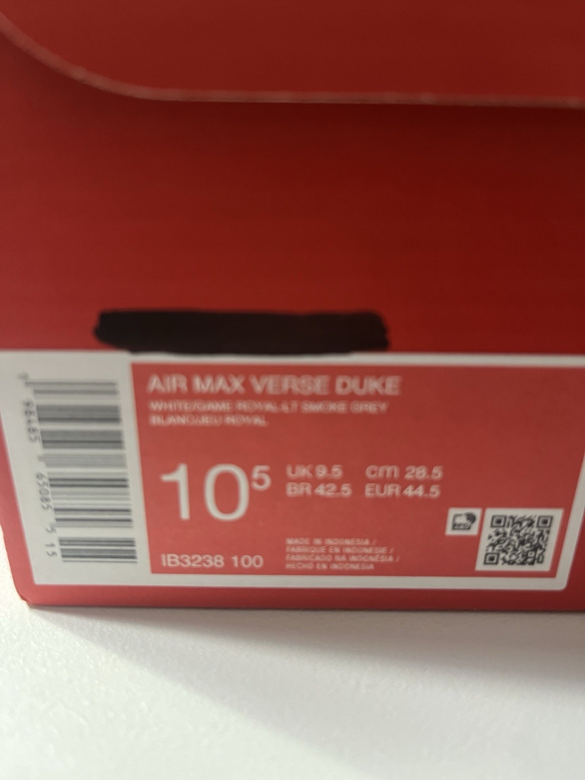 Nike College Air Max Verse x Duke Shoes IB3238-100 Size 10.5 US thumbnail 4