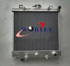 3 Rows Aluminum Radiator For 1989 1990 1991 Nissan Pao 1.0 L MA10S I4 AT