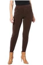 HUE Women's Butter Twill Pull-On Legging Chocolate