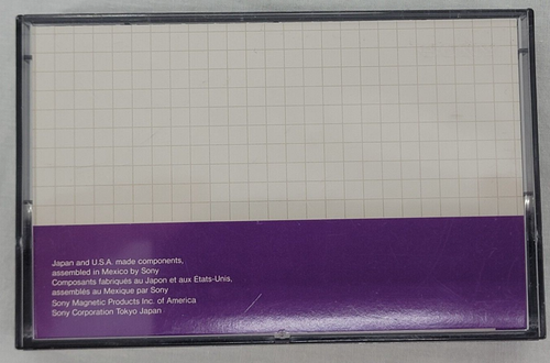 SONY ~ Cinta de casete de audio en blanco ~ Tipo 1/sesgo normal ~ 60 min ~ seminuevo - Imagen 2 de 6