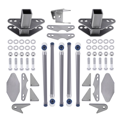 Parallel Rear Suspension Four 4 Link Kit Including Axle Mounts Fame Mounts Bolts - Picture 2 of 12