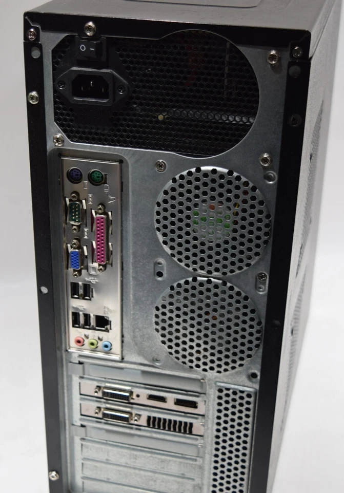 Vintage PC Windows XP/7 Dual Boot Retro Gaming 4GB/1.2TB/SSD Duo E8400 w/gamepad - Image 3 of 4