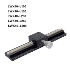 X Axis Displacement Platform Trimming Dovetail Slide Table Manual Sliding Stage