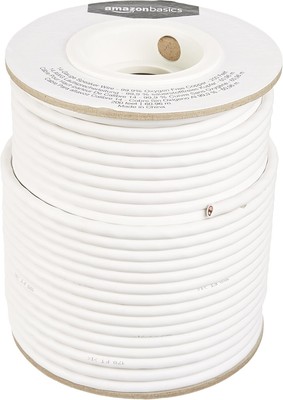 Flexible 200 Ft. 14-Gauge Speaker Wire with Red and Black Coding for Clear Sound