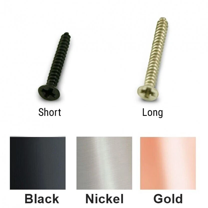 SWP Tornillos de anillo de montaje Humbucker largos o cortos para guitarras Gibson pulgadas EE. UU.