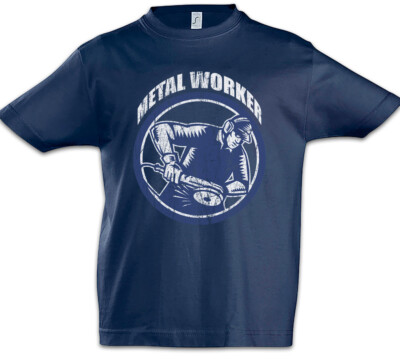 Metal Worker I Kids Boys T-Shirt Locksmith Metalworker Builder Construction