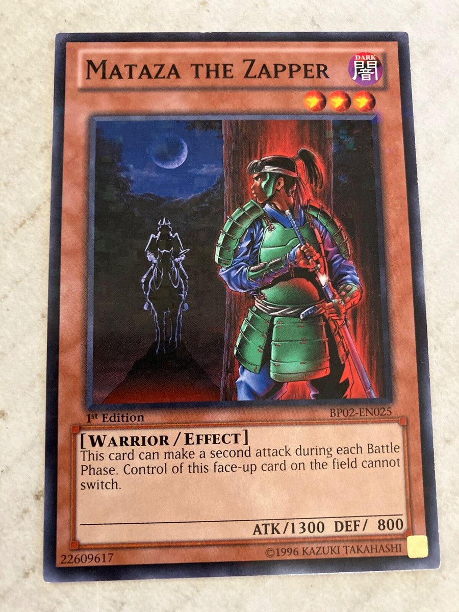 Mataza the zapper 1st edition mozaic foil yu-gi-oh gaming cards
