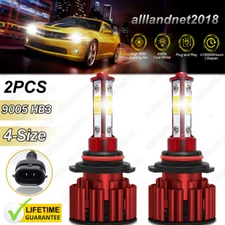 9005 HB3 LED Headlight Kit 20000 Lumens Combo High/Low Beam Super Bright Bulbs