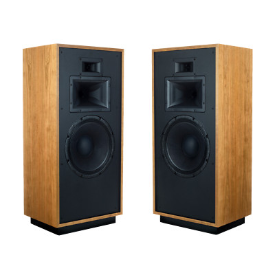 KLIPSCH FORTE IV 15 inch LOUDSPEAKER PAIR Natural Cherry Brand New