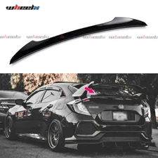FOR 16-21 HONDA CIVIC HATCHBACK TYPE-R MR-C STYLE GLOSS BLACK REAR TRUNK SPOILER
