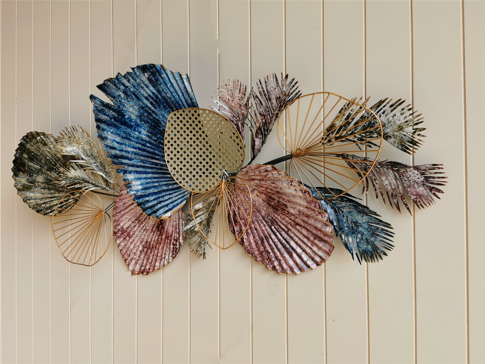 Huge Metal Wall Art Circles Hanging Sculpture Home Decor Indoor/Outdoor