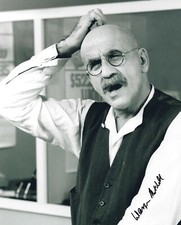 WARREN MITCHELL ALF GARNETT SIGNED 8x10 PHOTO 4 UACC & AFTAL RD AUTOGRAPH
