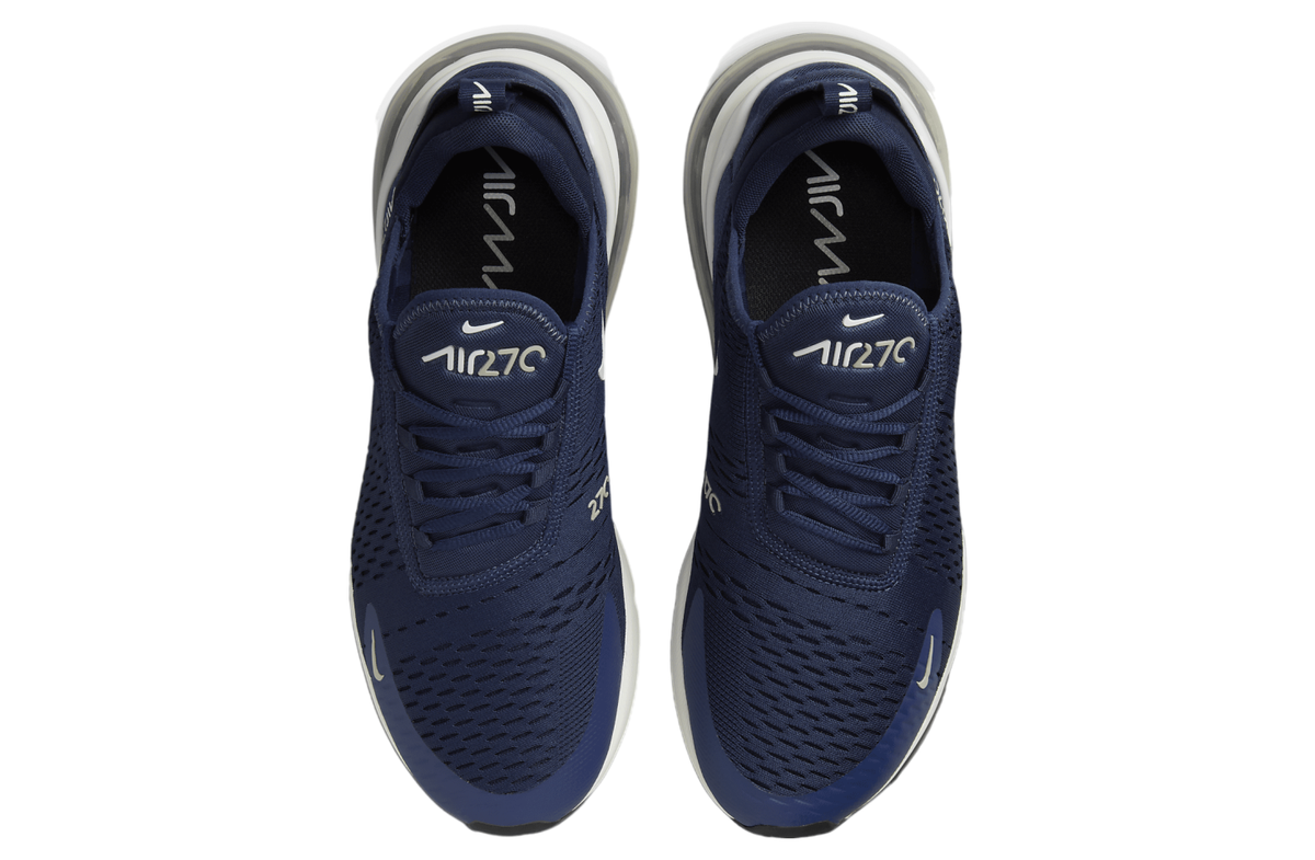 Nike Air Max 270 Midnight Navy Metallic Silver White AH8050-406