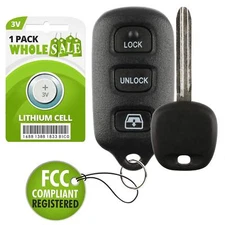 Replacement For 2003 2004 2005 2006 2007 2008 2009 Toyota 4Runner Key + Fob