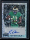 2024 Leaf Collective Metal Silver Shimmer Jeremiyah Love Rc Auto (3/3)