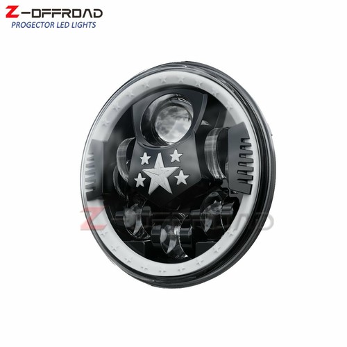 1pc 7" Motorcycle LED Headlight Fit For Electra Glide Ultra Classic Street Glide - Picture 2 of 7