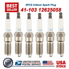 NEW 6PCS Iridium Spark Plugs OEM 41-103 12625058 For Chevy, Buick Pontia USA