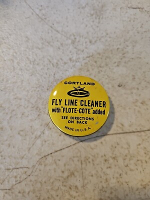 Vintage Cortland Fly Fishing Line Cleaner w/