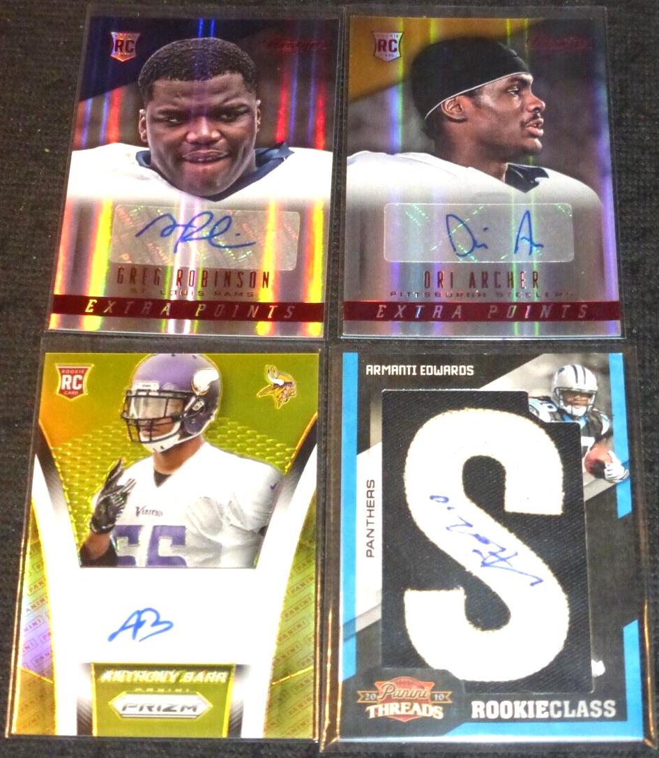2014 PANINI PRESTIGE EXTRA POINTS GREG ROBINSON AUTO #237 RED FOIL SIGNED RC