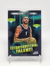 2023-24 Topps Cosmic Chrome Basketball #ET-3 Mikal Bridges Extraterrestrial...