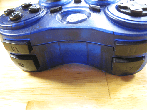 Pelican PS2 Wireless Controller PL-6614 Clear Blue - No Receiver Tight Sticks - Picture 5 of 5