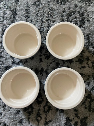 4 Piatti Immersione Cermer Crema Blu Chiaro Forno Terracotta,Lavastoviglie,Microonde - Foto 2 di 2