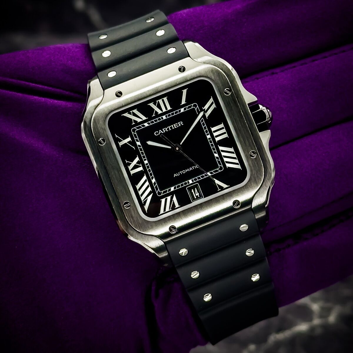 Cartier Santos De Cartier Large ALDC Steel Ref.# WSSA0039 Cartier Santos De Cartier Large ALDC Steel Ref.# WSSA0039