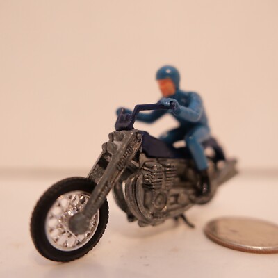 Blue Riddon Roid Hog Hot Wheels Rumblers Road Hog w/ Blue seat & Blue rider Rrrumblers ...