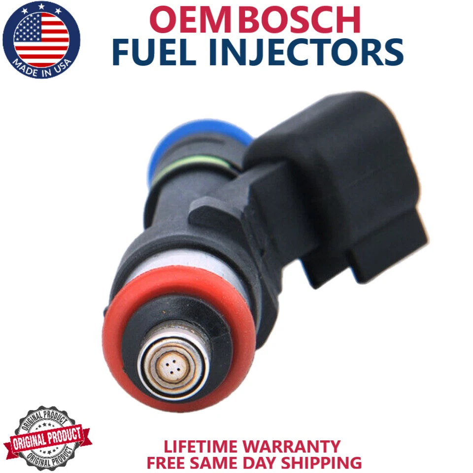 Inyectores de combustible Bosch originales x8 para Ford E-250 2004 05 2006 2007 2008 2009 5,4 L Foto 4 de 4