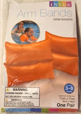 Intex Arm Band Floats - 7.5 x 7.5 - Ages 3-6 - Free Shipping - New in Package
