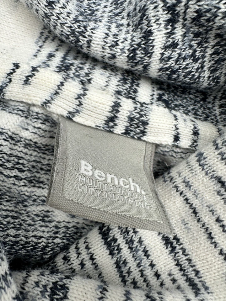 BANCO MULTIUSOS CIUDAD ROPA MUJER SUÉTER TALLA PEQUEÑA AZUL BLANCO 100% Algodón Foto 4 de 4