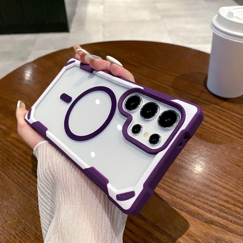For Samsung Galaxy S24 Ultra S24 Plus S24 Translucent Clear Matte Magnetic Case - Picture 3 of 19