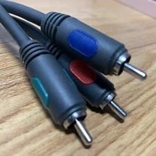 HDTV COMPONENT 6 FT RGB VIDEO CABLE / Heavy Duty High Quality